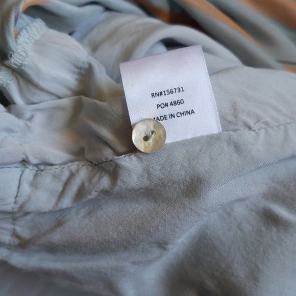 AQUA STRIPED SATIN ROMPER - Picture 15 of 16